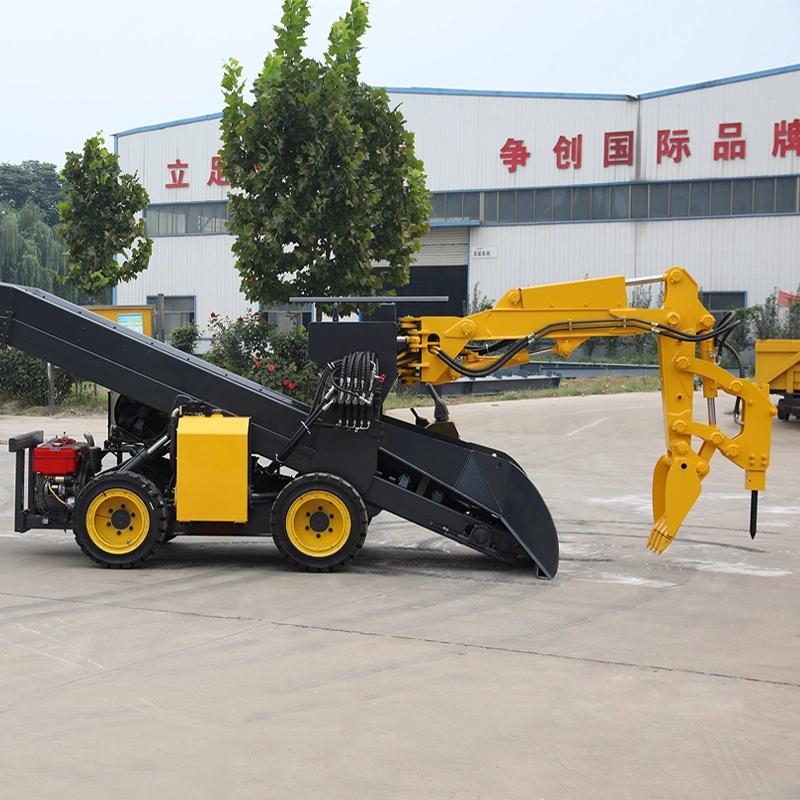 High-efficiency multi-functional conveying slag raking machine