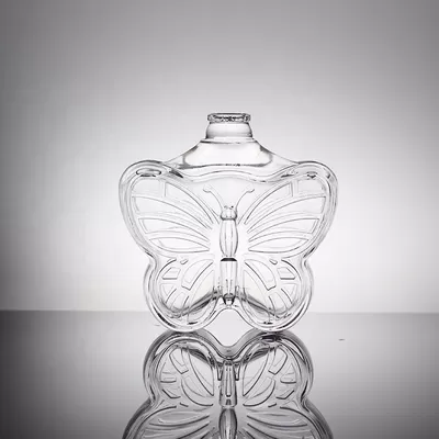 精致香水玻璃瓶 可接受标志，附定制形状空瓶